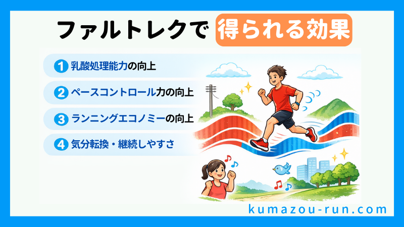 ファルトレクで得られる効果