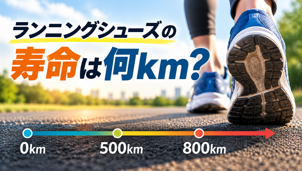 ランニングシューズの寿命は何km?